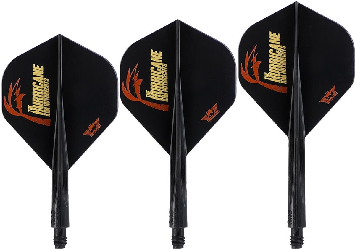 Condor Dart Flights Shafts AXE Kim Huybrechts Black Standard No2