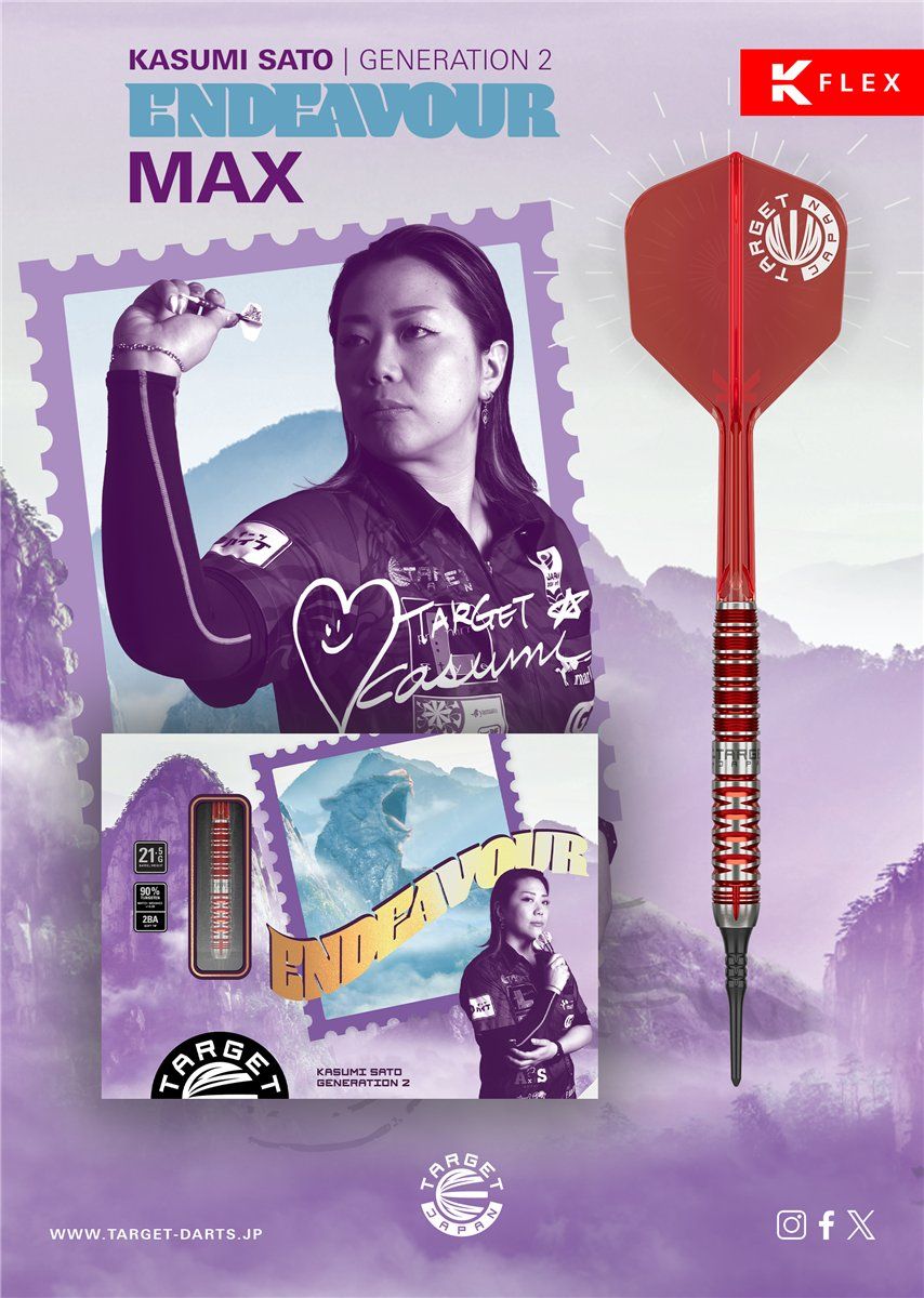 Target Endeavour Gen2 Max 90% Softdarts 21,5 Gramm Softdarts