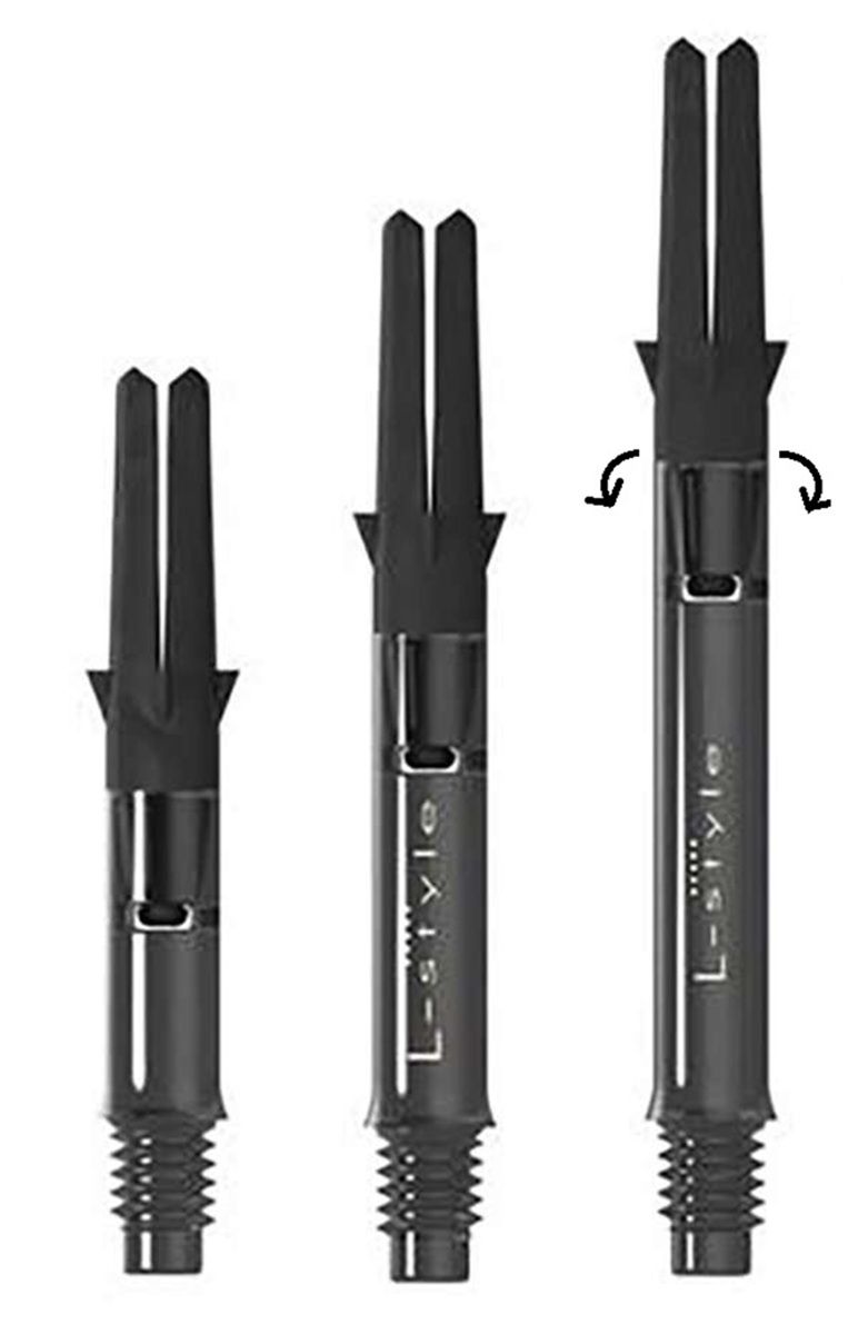L-Style Dart Schafts L-Shaft Carbon Spinner Spin-Effekt Shafts