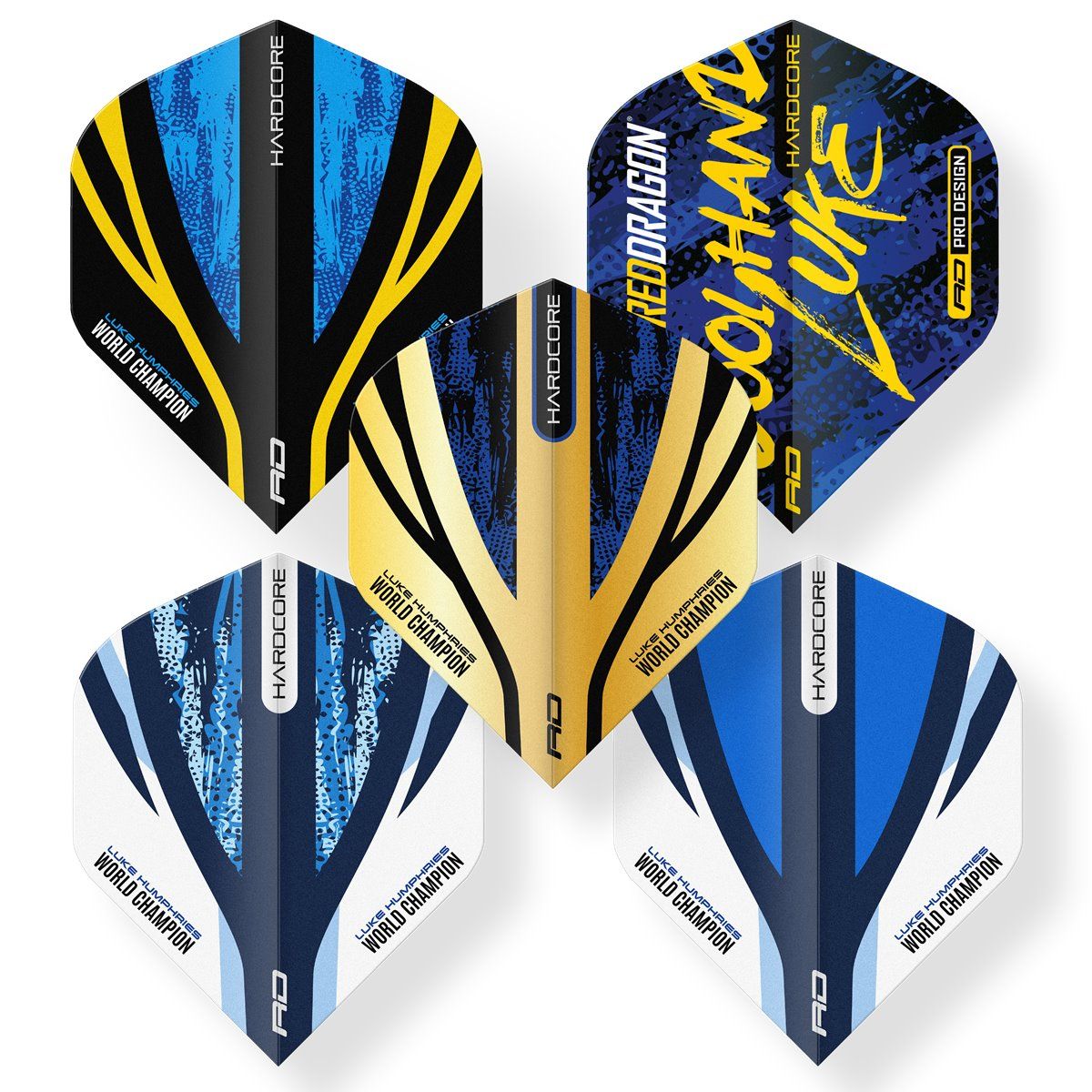 Reddragon Luke Humphries Dart Flight Collection Standard Flights