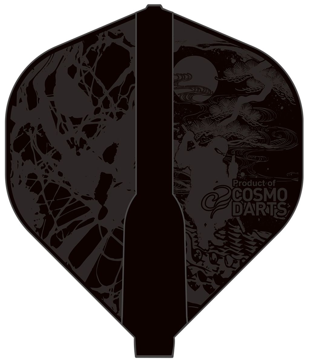 Cosmo Darts Fit Flights Printed Series Stealth 3 Standard Flights