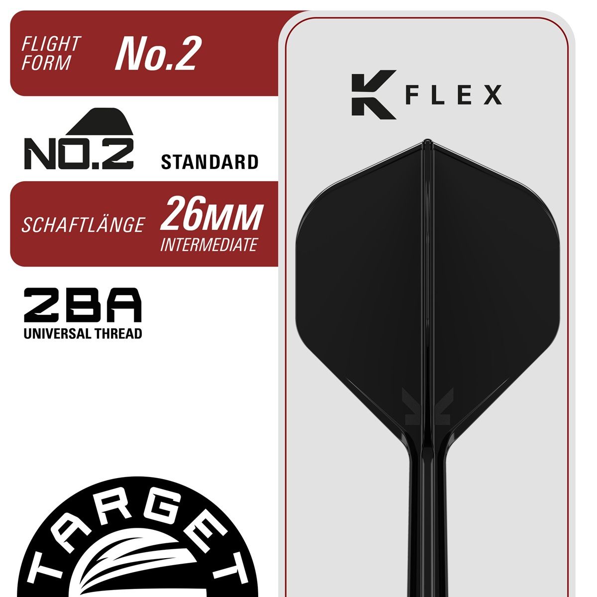 Target Black Marque Enzo 90% Swiss Points Steeldarts 22/24 Gramm Steeldarts