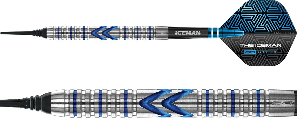 Reddragon Gerwyn Price - Iceman Midnight Edition 90% Softdarts 18 Gramm Softdarts
