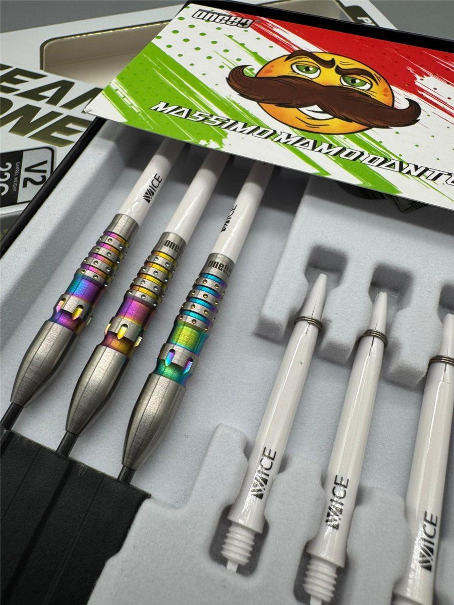 ONE80 Mamo Massimo V2 90% Steeldarts 22 Gramm Steeldarts