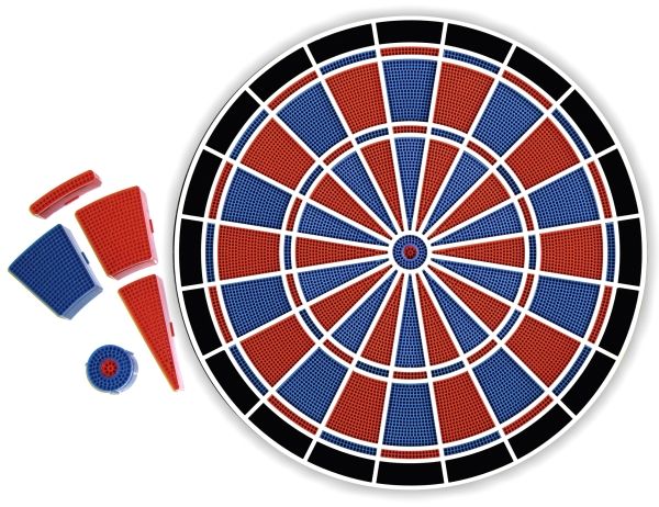 Ersatzsegmente kpl.Set für Dartautomat Karella Premium Silver und JX 2000 Professional E-Dartscheibe Zubehör