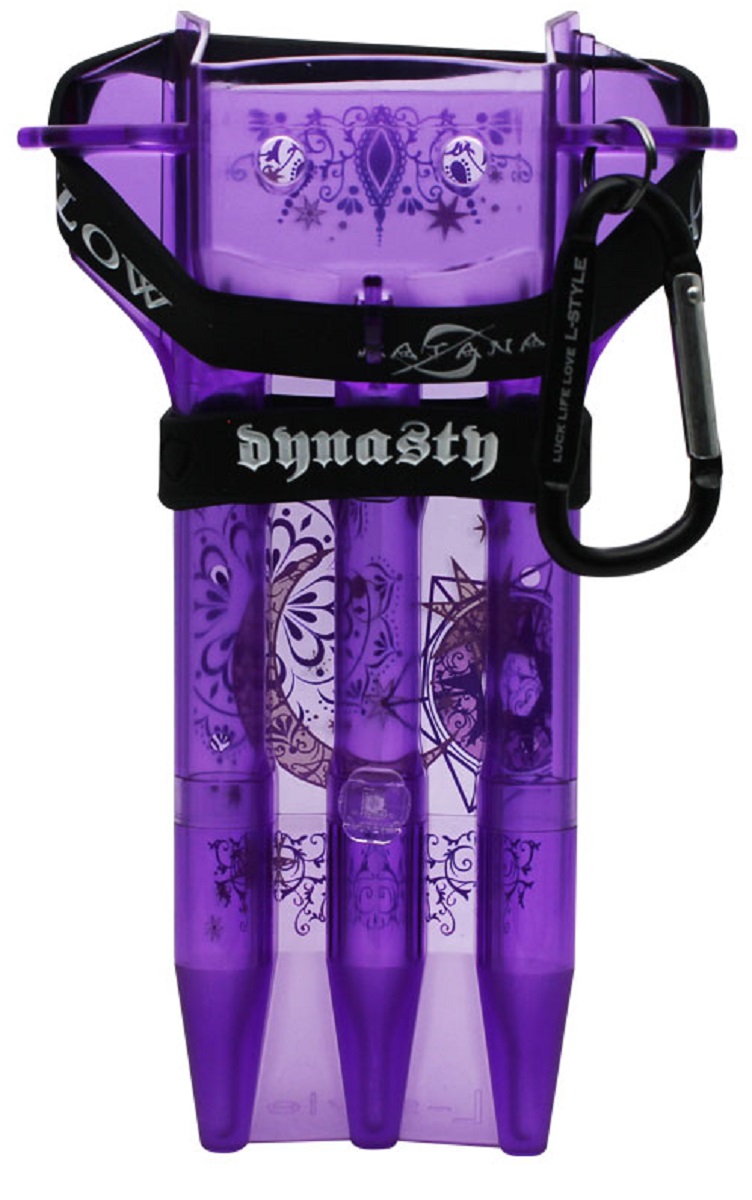 L-Style Krystal One Case - Twin Color Blau-Lila, Dart Case Verstellbar