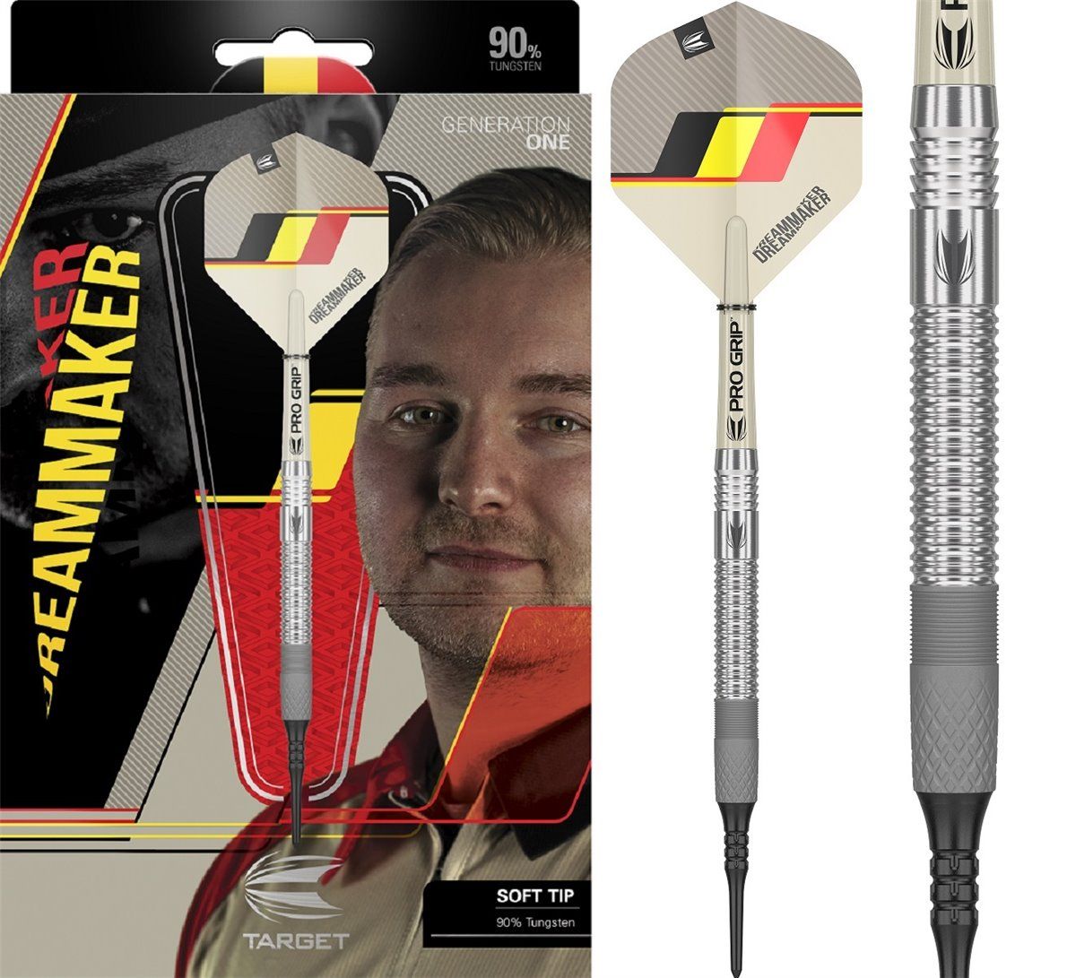 Target Dimitri Van den Bergh G1 90% Softdarts 19/21 Gram Softdarts