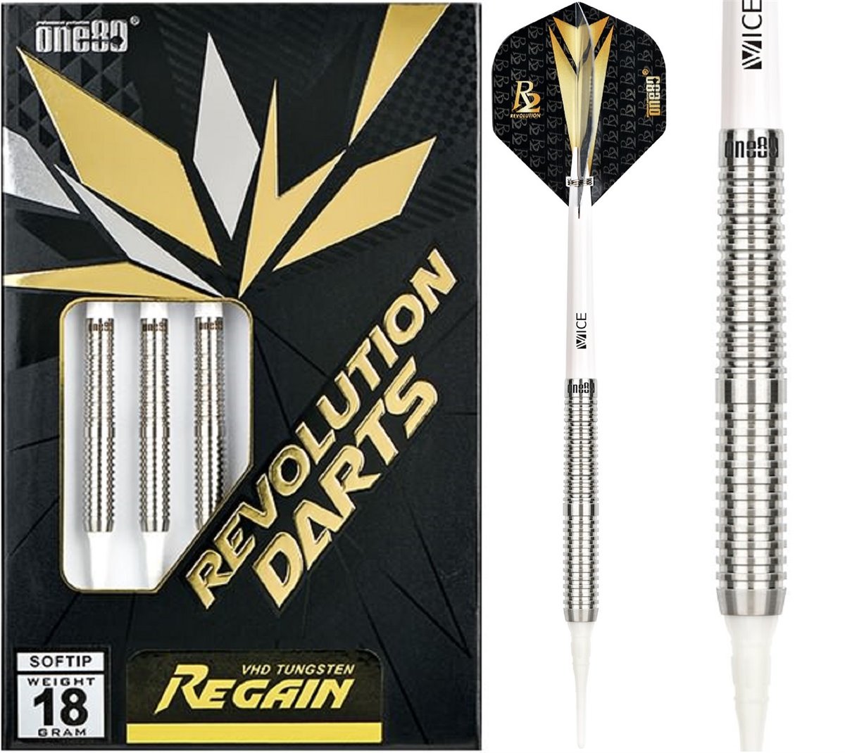 one80 Revolution Regain Soft Darts 16/18 Gramm Softdarts