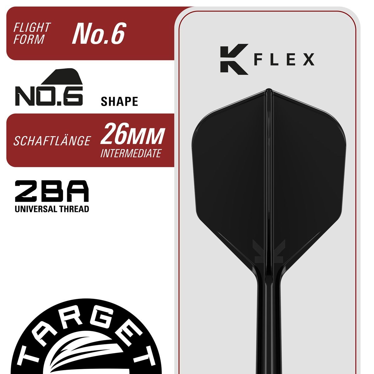 Target Black Marque Creed 90% 2BA Softdarts 21,5 Gramm Softdarts