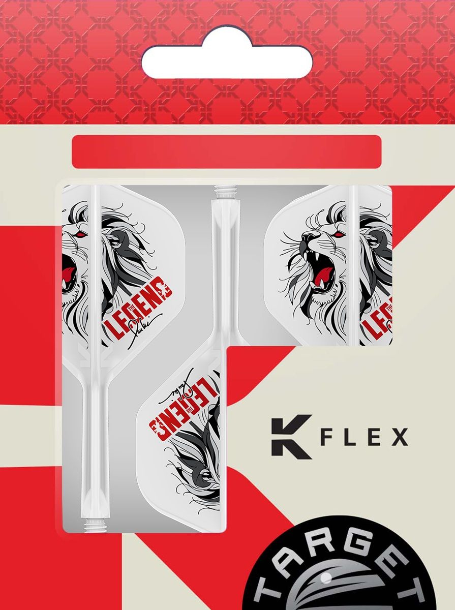 Target Japan Paul Lim The Legend K-Flex Shaft/Flight System Weiß Standard No2 Shafts