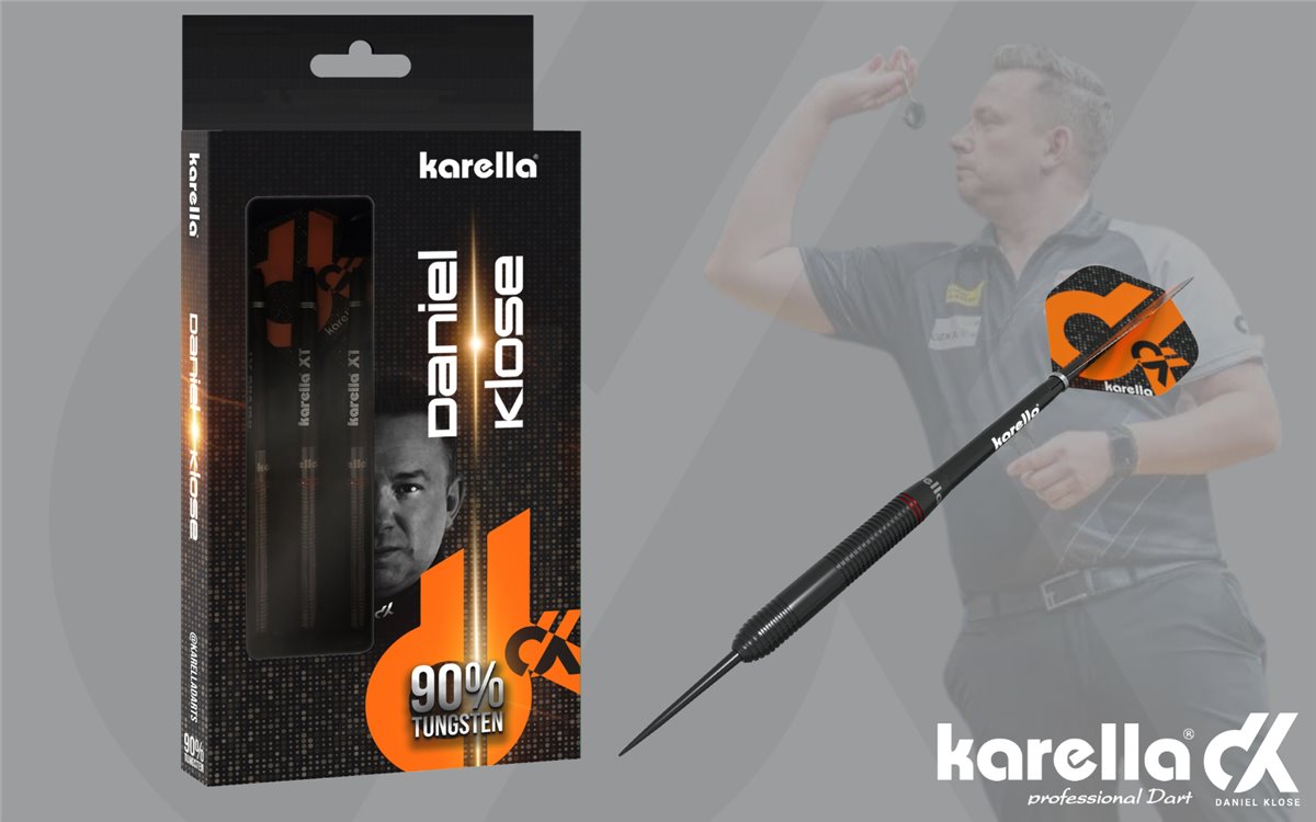 Karella Daniel Klose 90% Steeldarts 20/22/24 Gramm Steeldarts