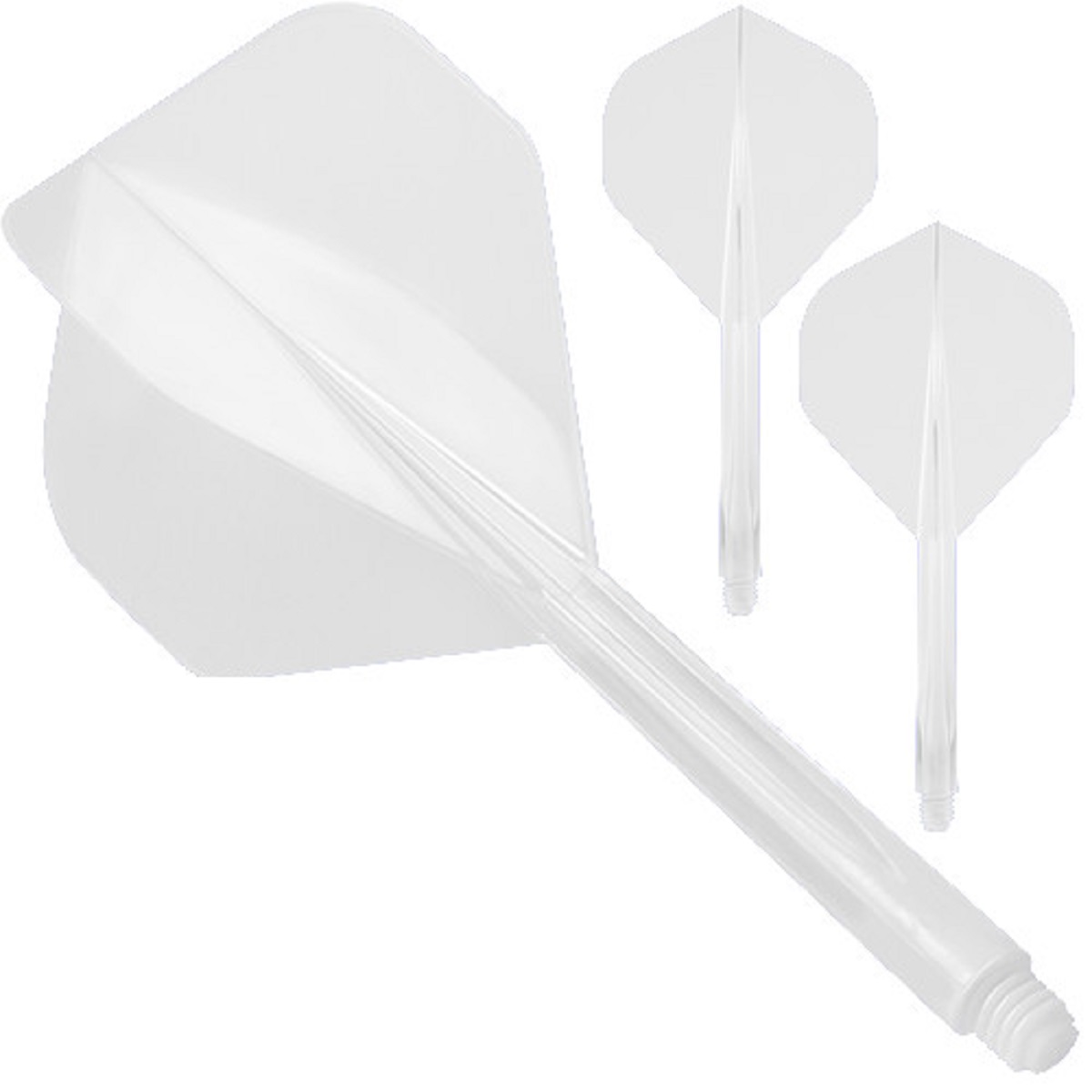 Condor Dart Flights Shafts AXE Revival Transparent Standard No2 Fly