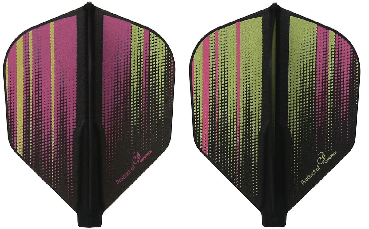 Cosmo Darts Fit Flights Printed Series Streaks of Sound Shape Flights FFPS352349