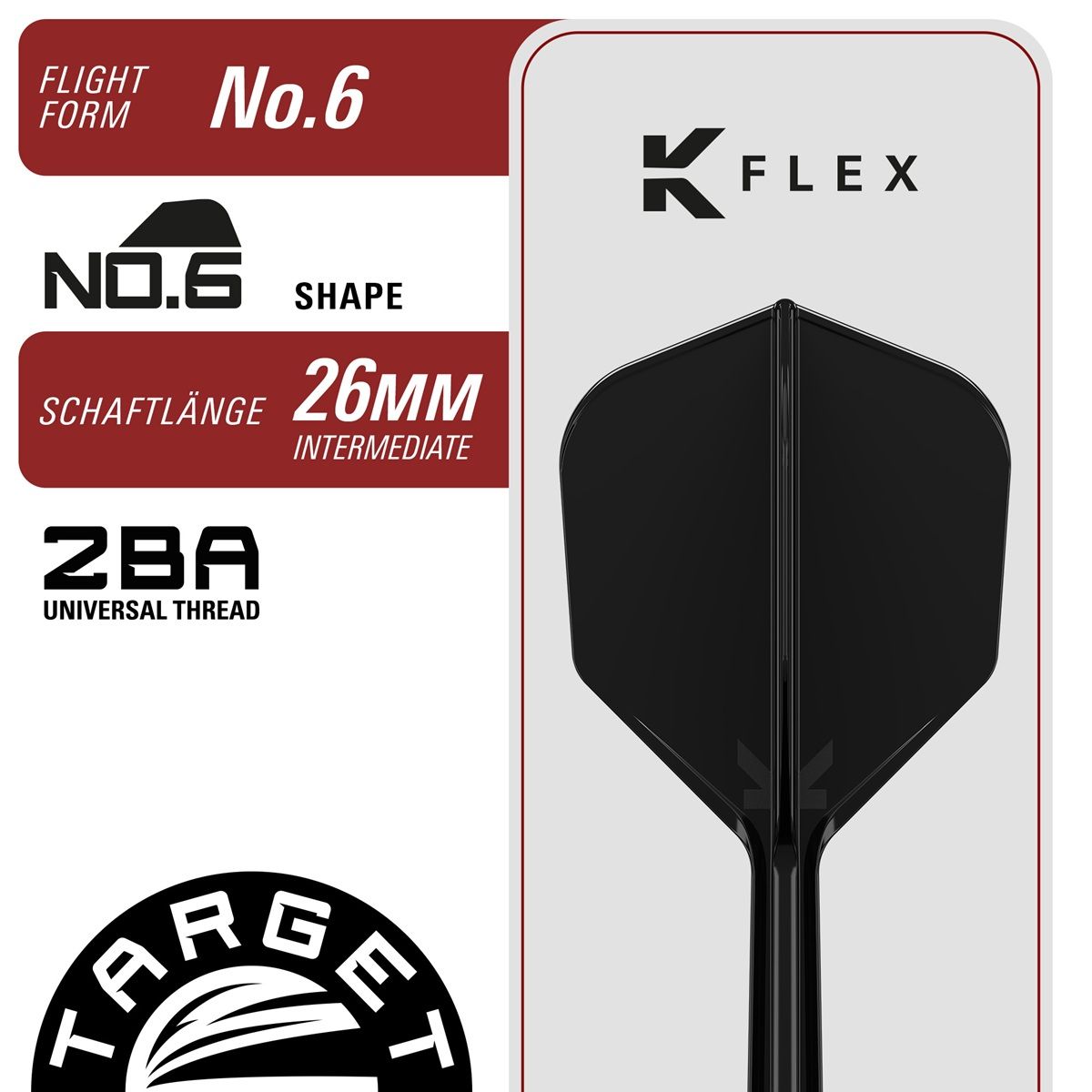 Target Black Marque Enzo 90% 2BA Softdarts 18 Gramm Softdarts
