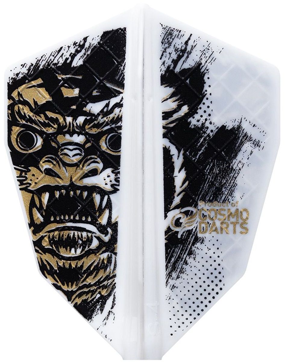 Cosmo Darts Fit Flights Haze Leung 4 White Pro S-4 Flights