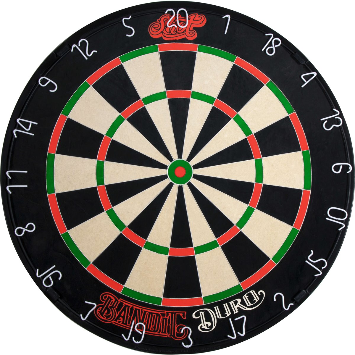 B-Ware - Shot! Bandit Duro Dartboard Steeldart Scheibe