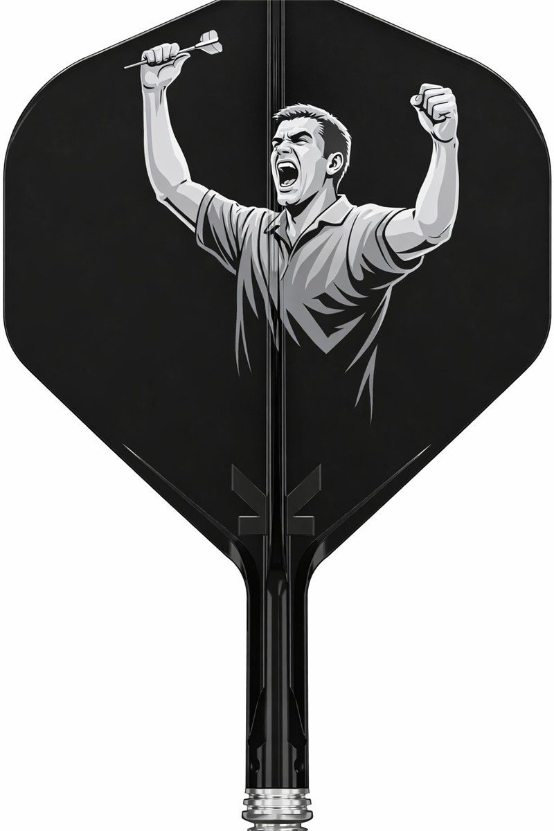 Target K-Shift Shaft/Flight Personalized flight with custom print Standard No2 Shafts