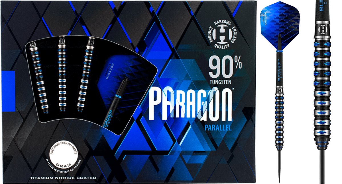 HARROWS Paragon 90% Tungsten 21 22 23 24 25 26 Gramm Steeldarts Steeldarts