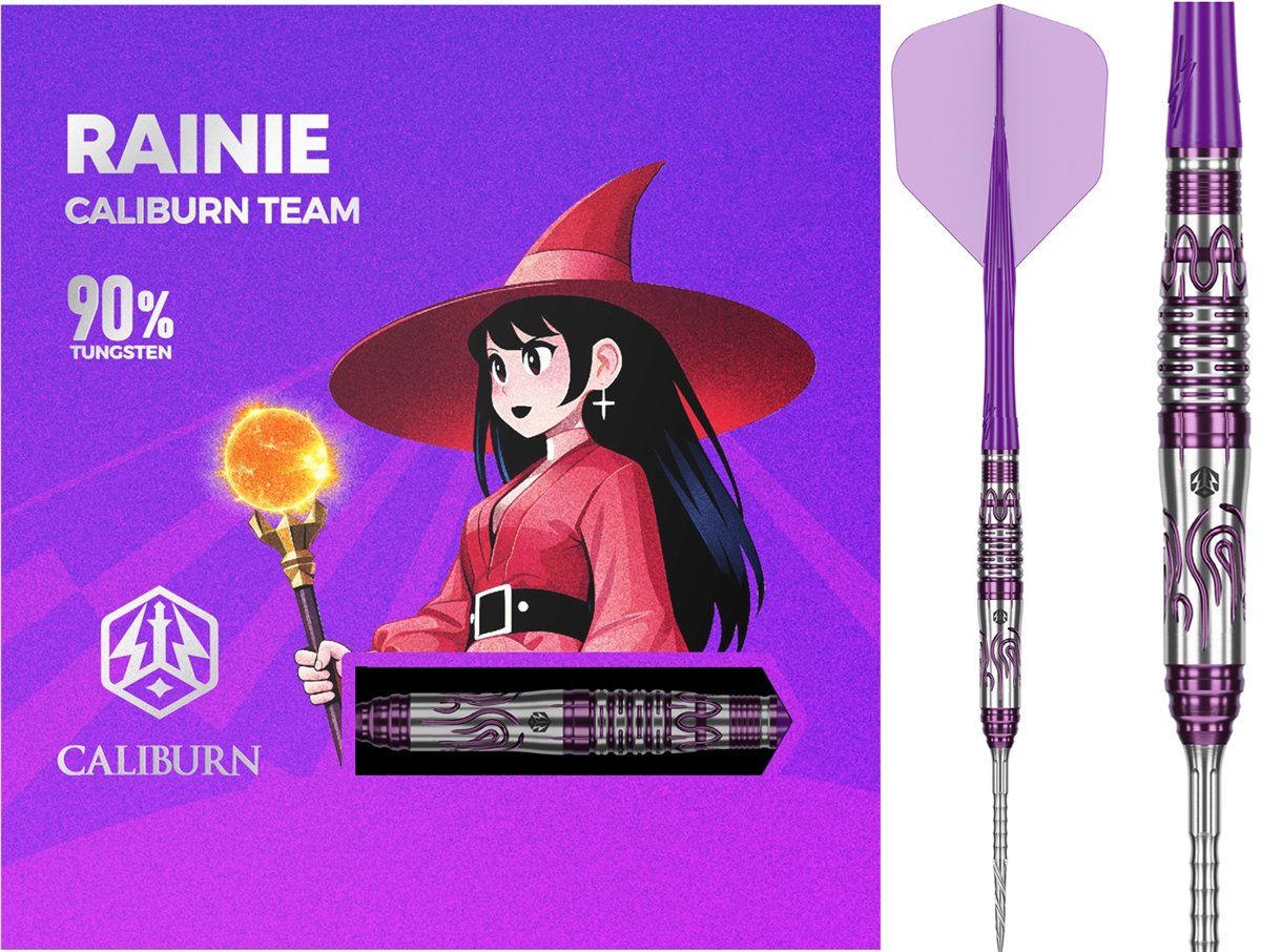 Caliburn Player Darts Awakening Rainie 90% Steeldarts 21/23 Gramm Steeldarts
