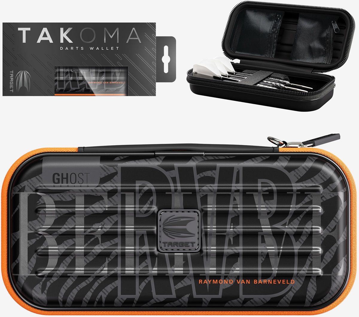 Target Takoma Ghost Raymond van Barneveld Aufbewahrung Case