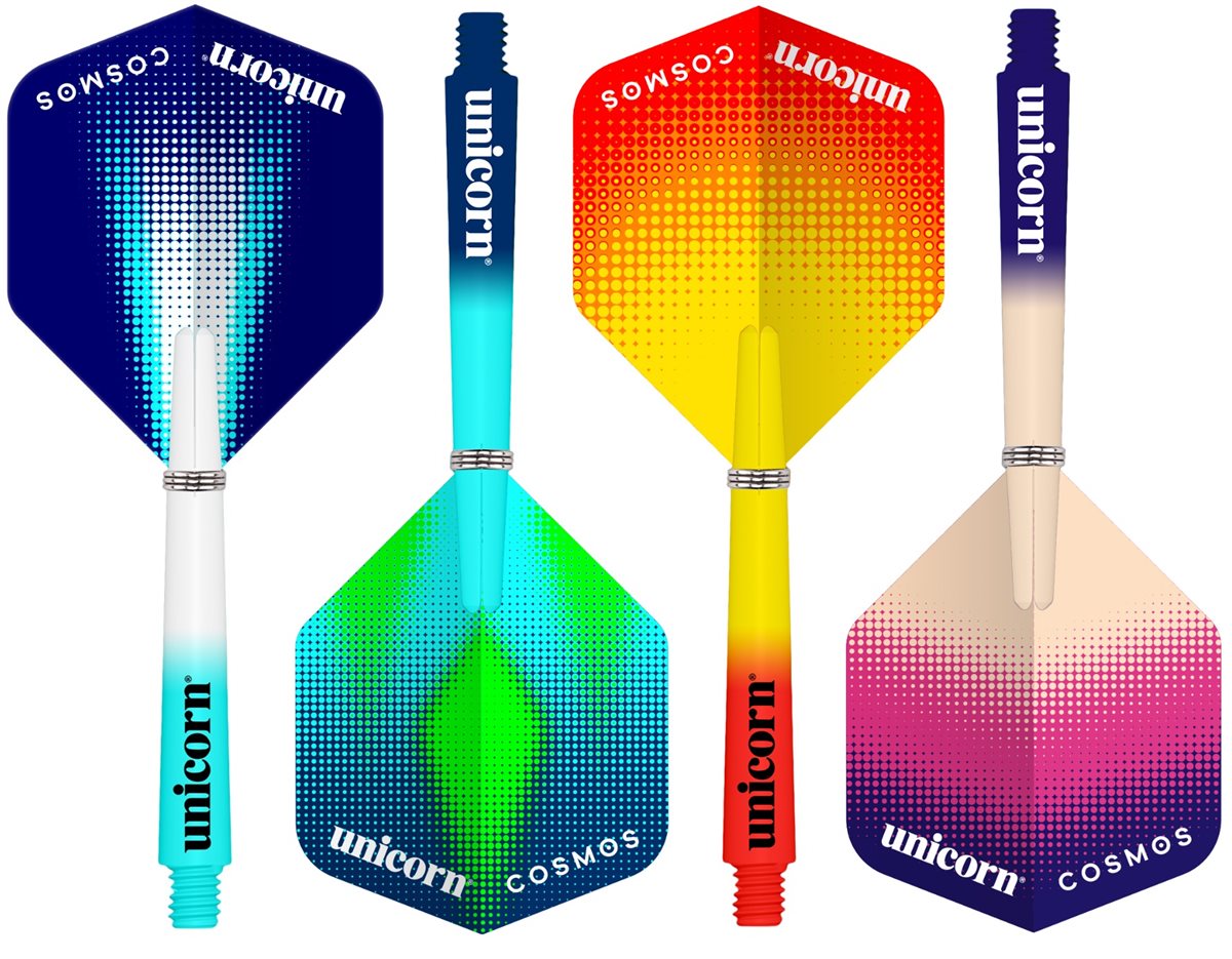 Unicorn Gripper 3 Cosmo Combo Flight Shaft Set Aurora Pulsar Meteor