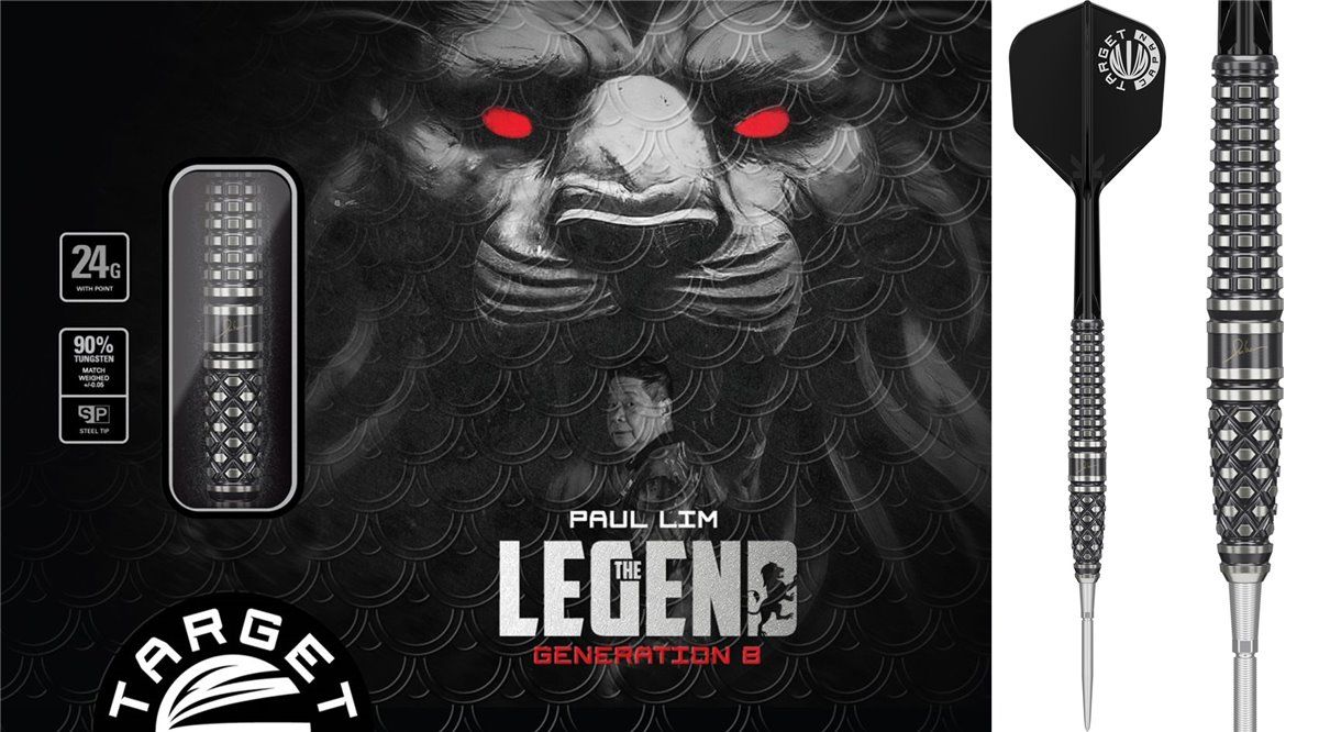 Target Paul Lim The Legend G8 Gen 8 90% Swiss Points Steeldarts 24
