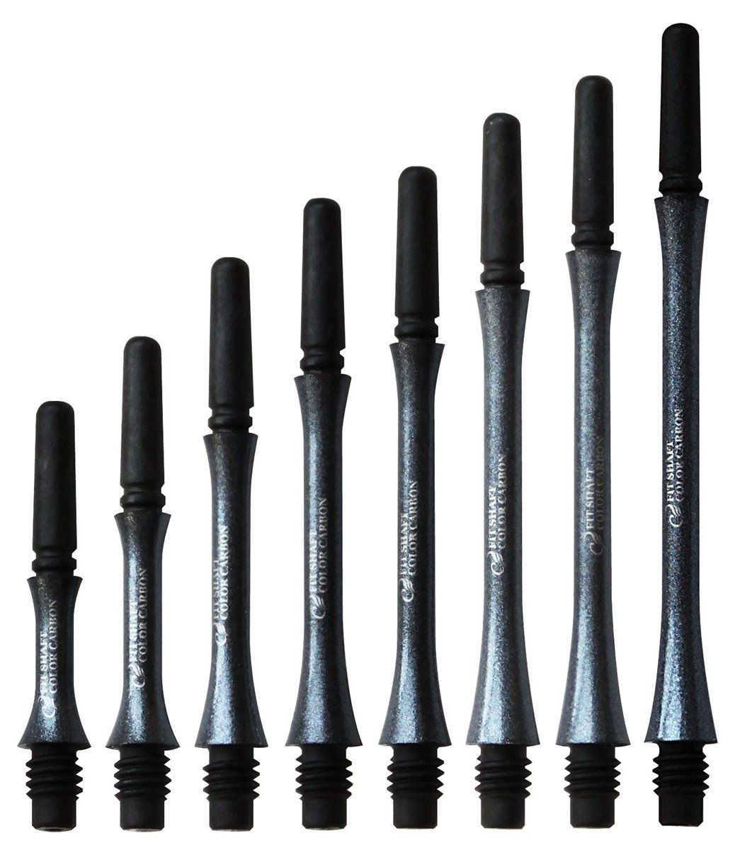 Cosmo Darts Carbon Fit Shafts Slim Pearl Black Locked Shafts