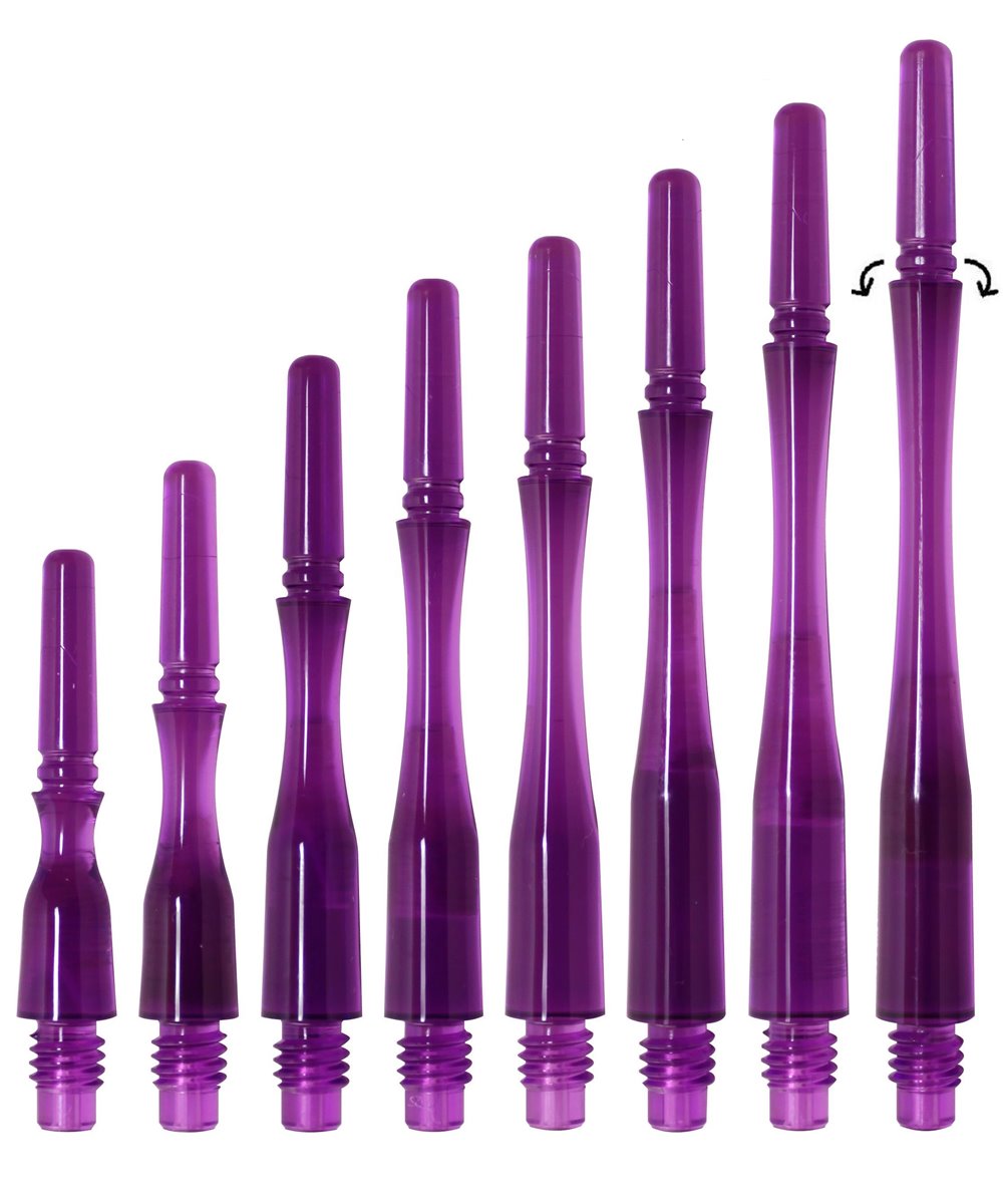 Cosmo Darts Fit Shaft Gear Hybrid Spinning Purple Shafts 31 mm FSH