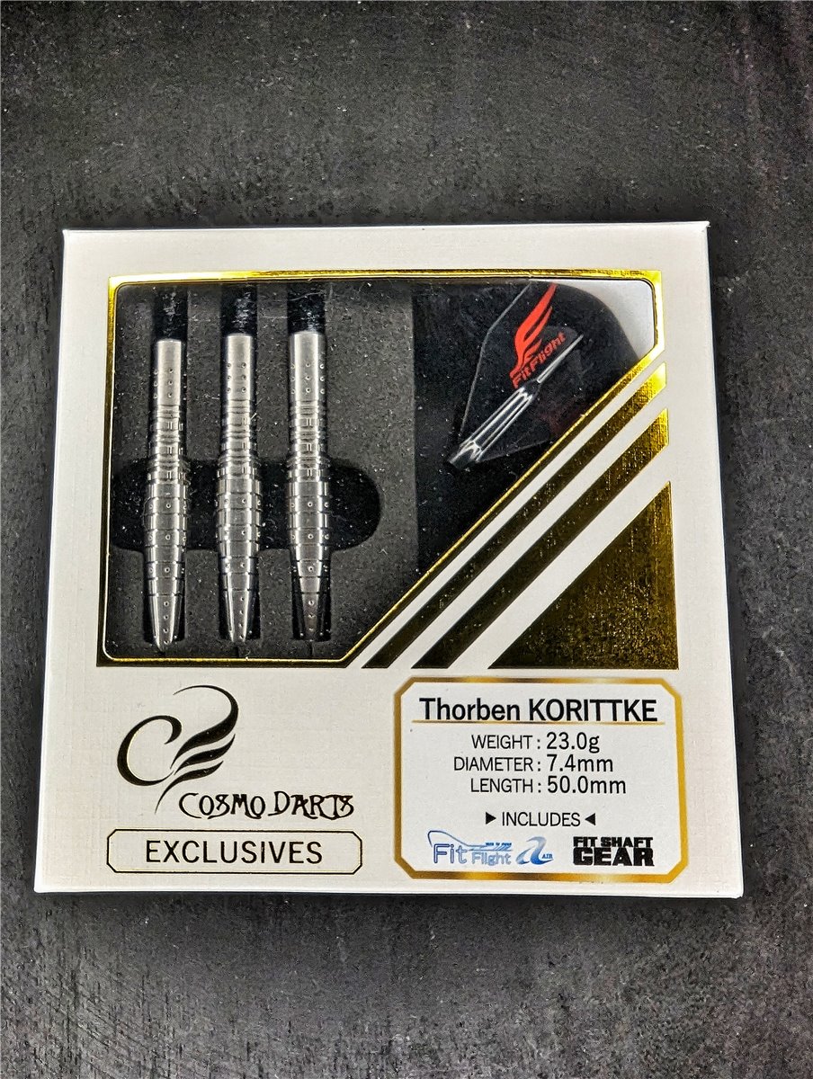 Cosmo P9 Thorben Korittke "TK" 90% Steeldarts 23 Gramm Steeldarts Cosmo P9 Thorben Korittke "TK" 90% Steeldarts 23 Gramm Steeldarts