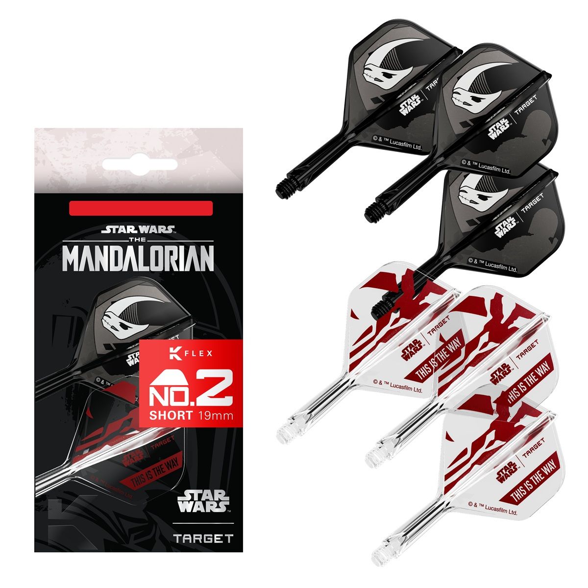 Target K-Flex Star Wars Mandalorian Shaft/Flight System Geschenk Set Standard No2 Shafts