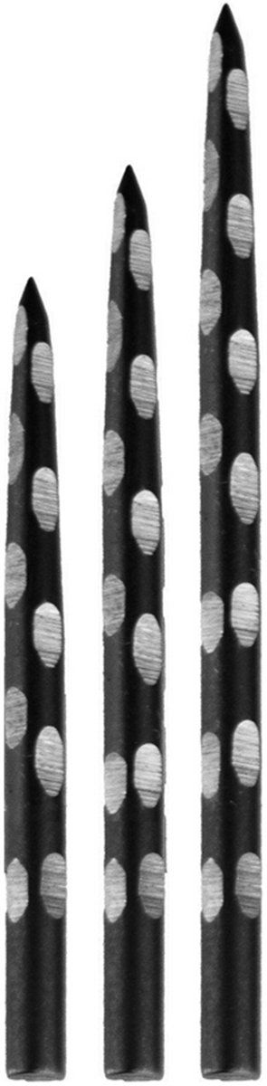 Bull´s Osiris Finger Grip Points Stahlspitzen 32/36/41 mm Schwarz Wechselspitzen