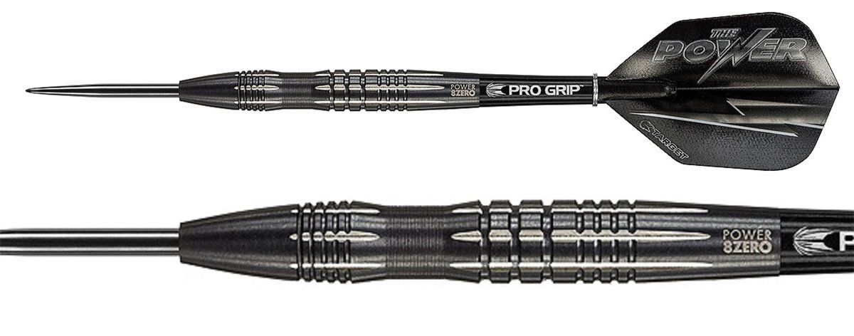 TARGET Phil Taylor 8 Zero Black 80% Tungsten 22 Gramm Steeldarts Steeldarts
