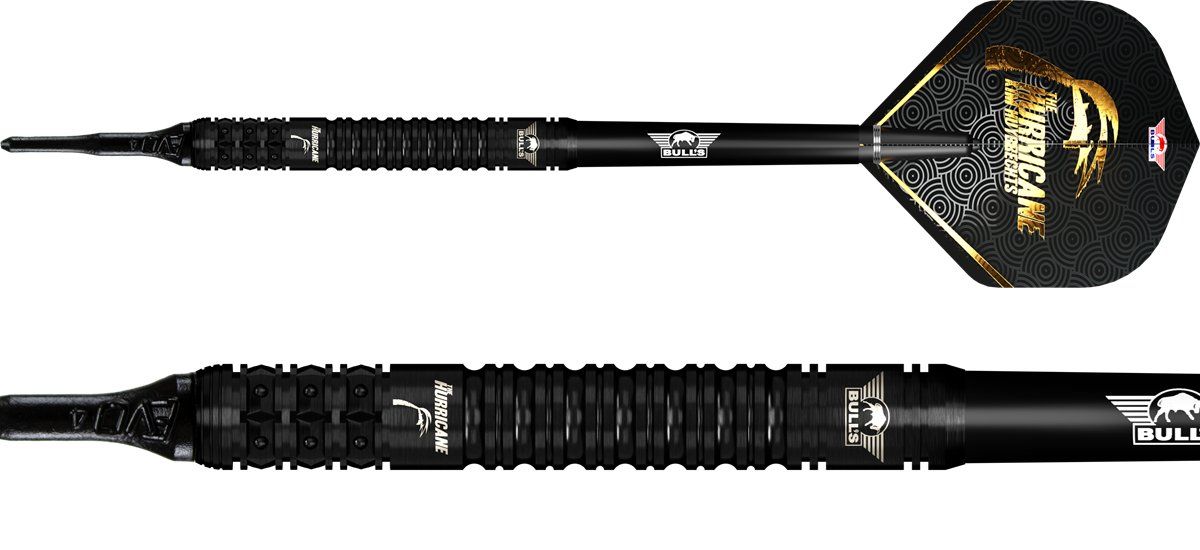 Bull´s Kim Huybrechts E2 Full Black 90% Softdarts 20 Gram Softdarts