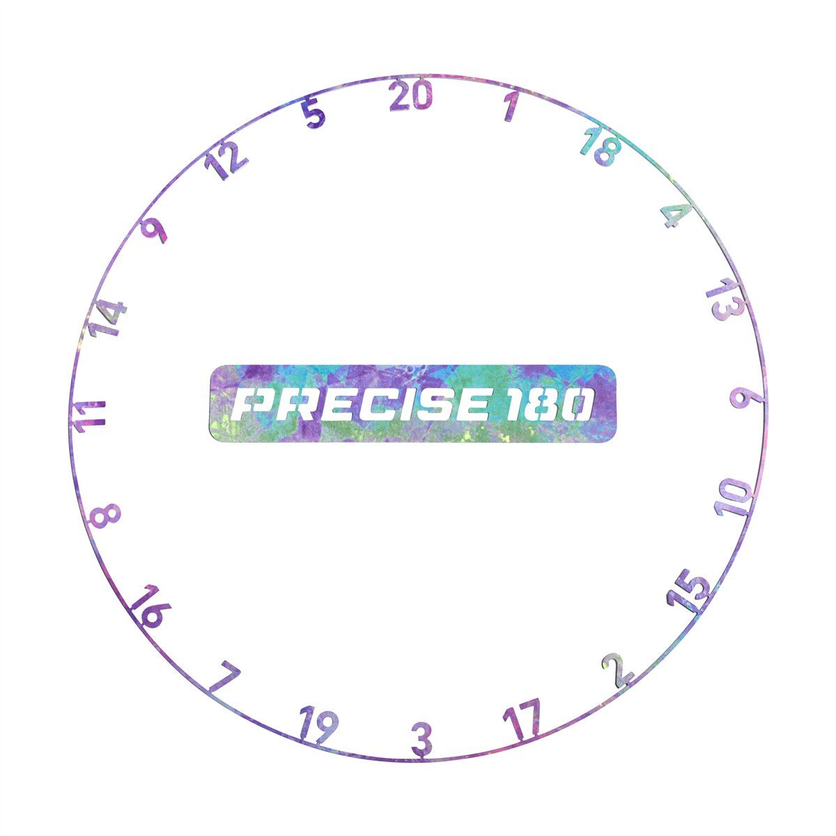 Precise180 Endorphine number ring Onepiece Northern Lights  Zubehör Dartboard