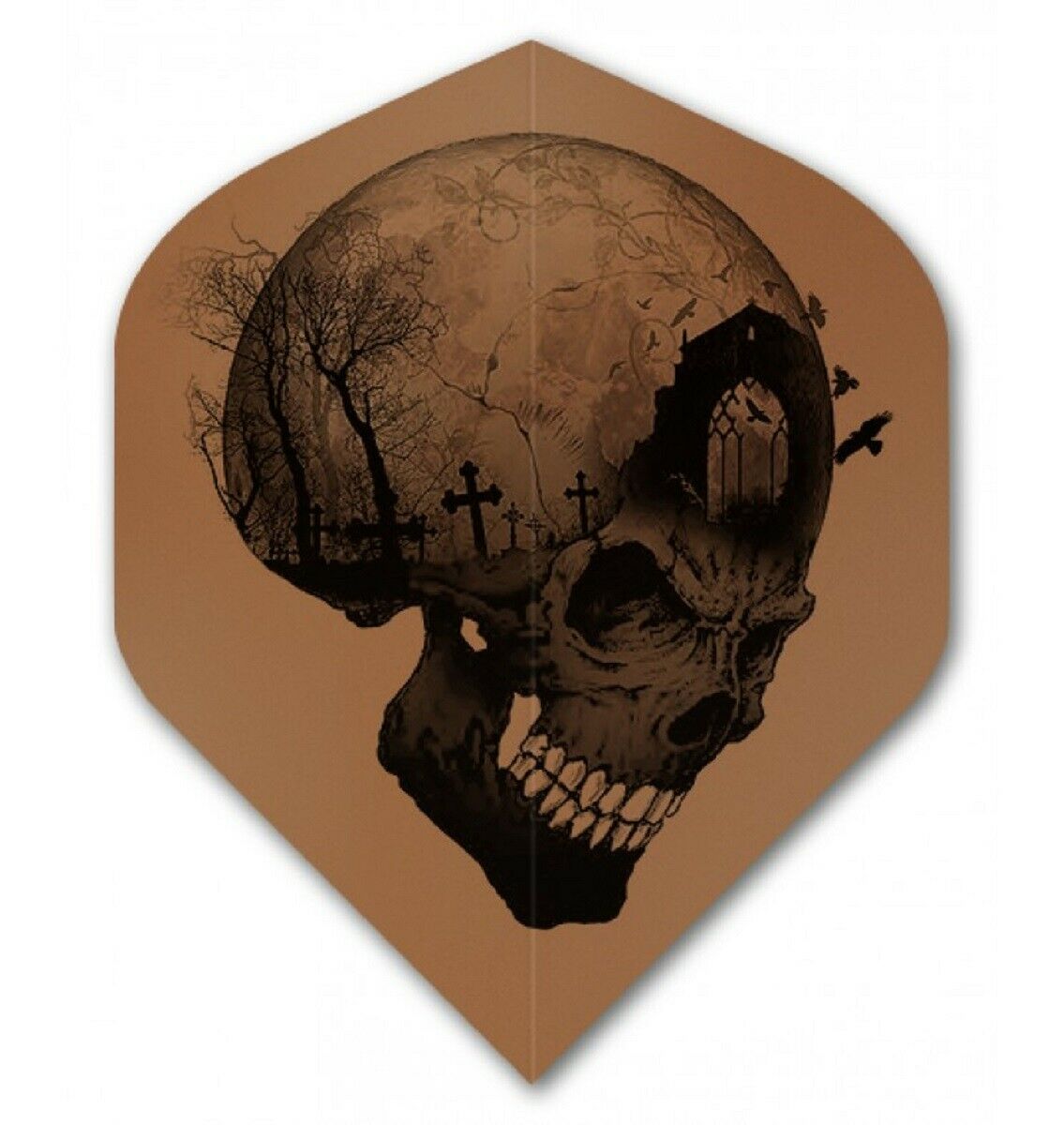 Dart Flights Alchemy Headstone Skull Flights