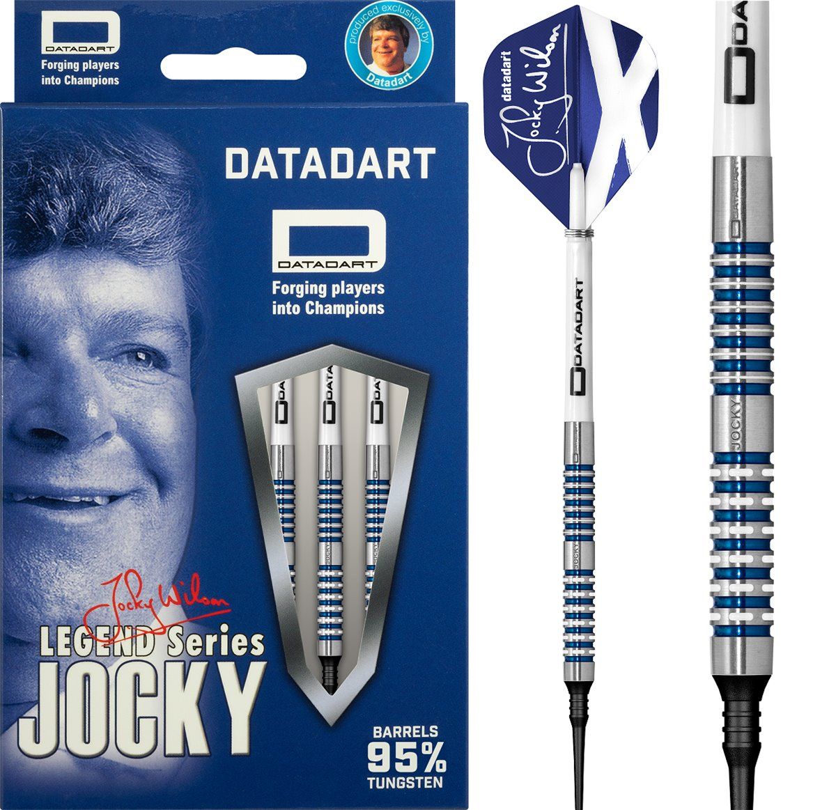 Datadart Jocky Wilson Legend 95% Softdart 18/20/22 Gramm Softdarts