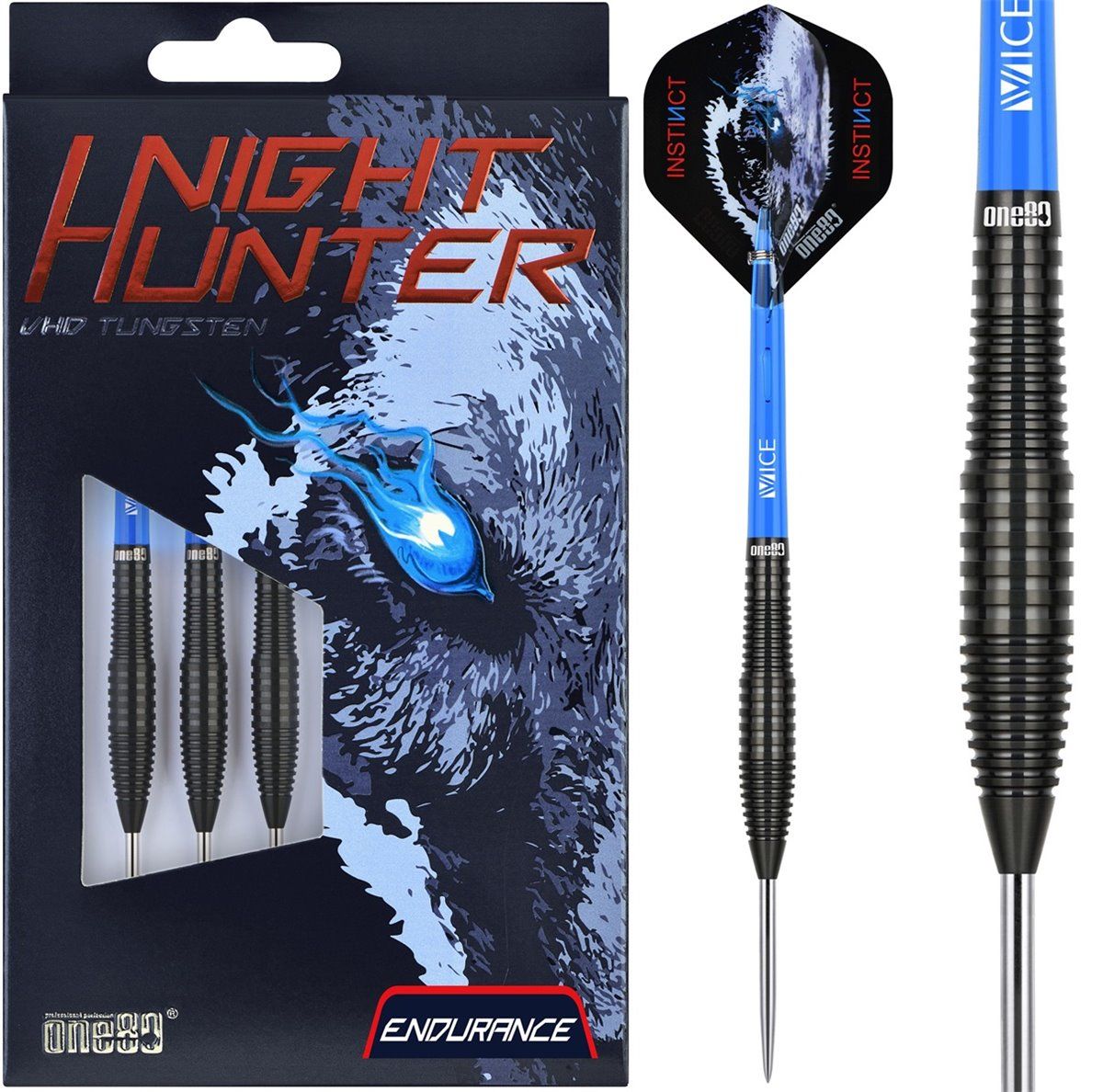 ONE80 Night Hunter Endurance Steeldarts ONE80 22/24 Gramm Steeldarts ...