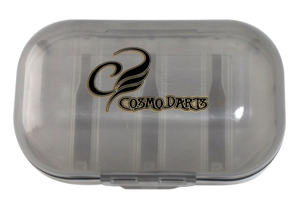 Cosmo Dart Flight Case SHELL groß Klar Schwarz Dart Tasche