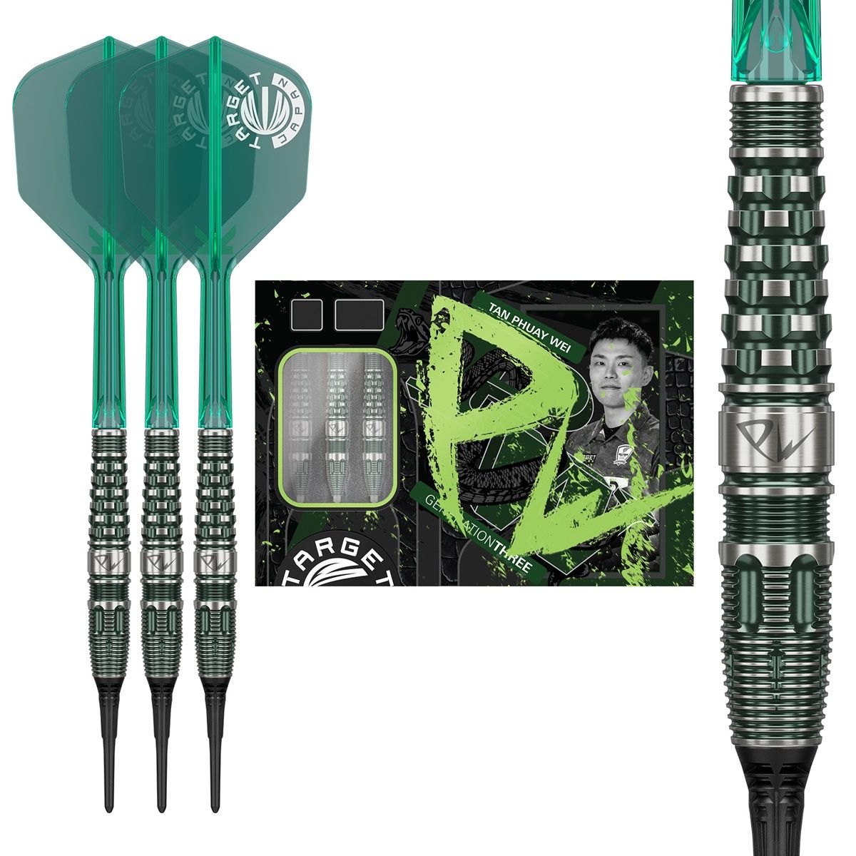 Target Japan PW G3 90% 2BA Softdarts 19 Gramm Softdarts