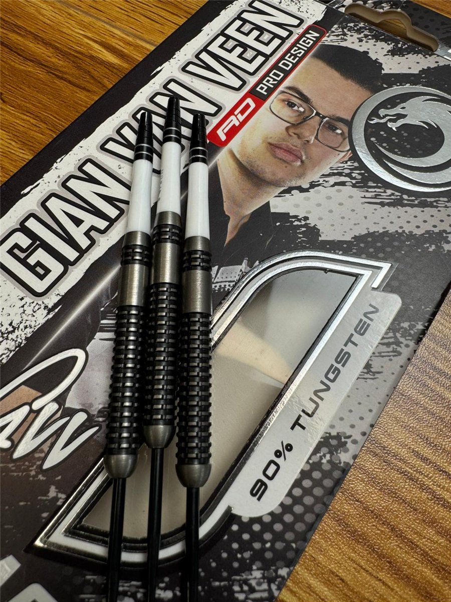 RedDragon Gian van Veen Axis SE 90% Steeldarts 23 Gramm Steeldarts