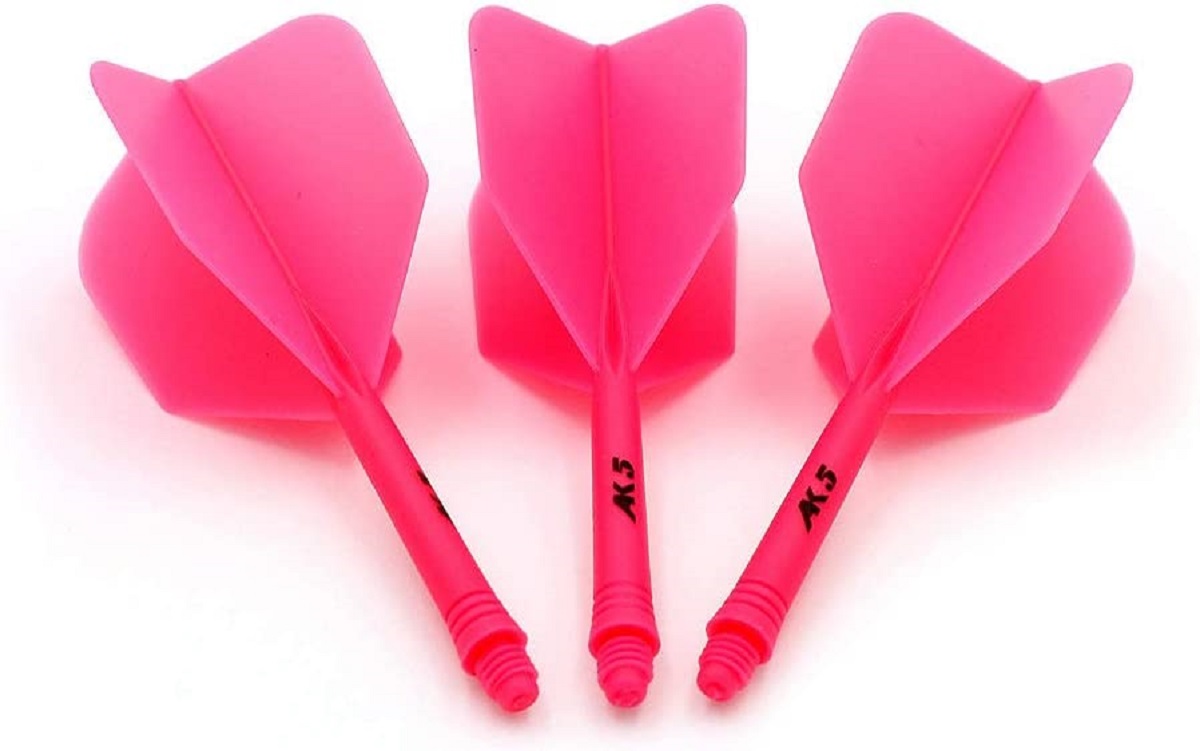 Cuesoul Dart Flight/Shaft AK5 Pink Big Wing Flights