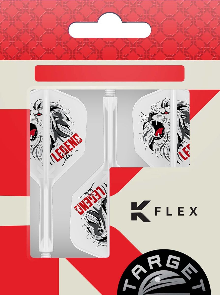 Target Japan Paul Lim The Legend K-Flex Shaft/Flight System Weiß Shape No6 Shafts