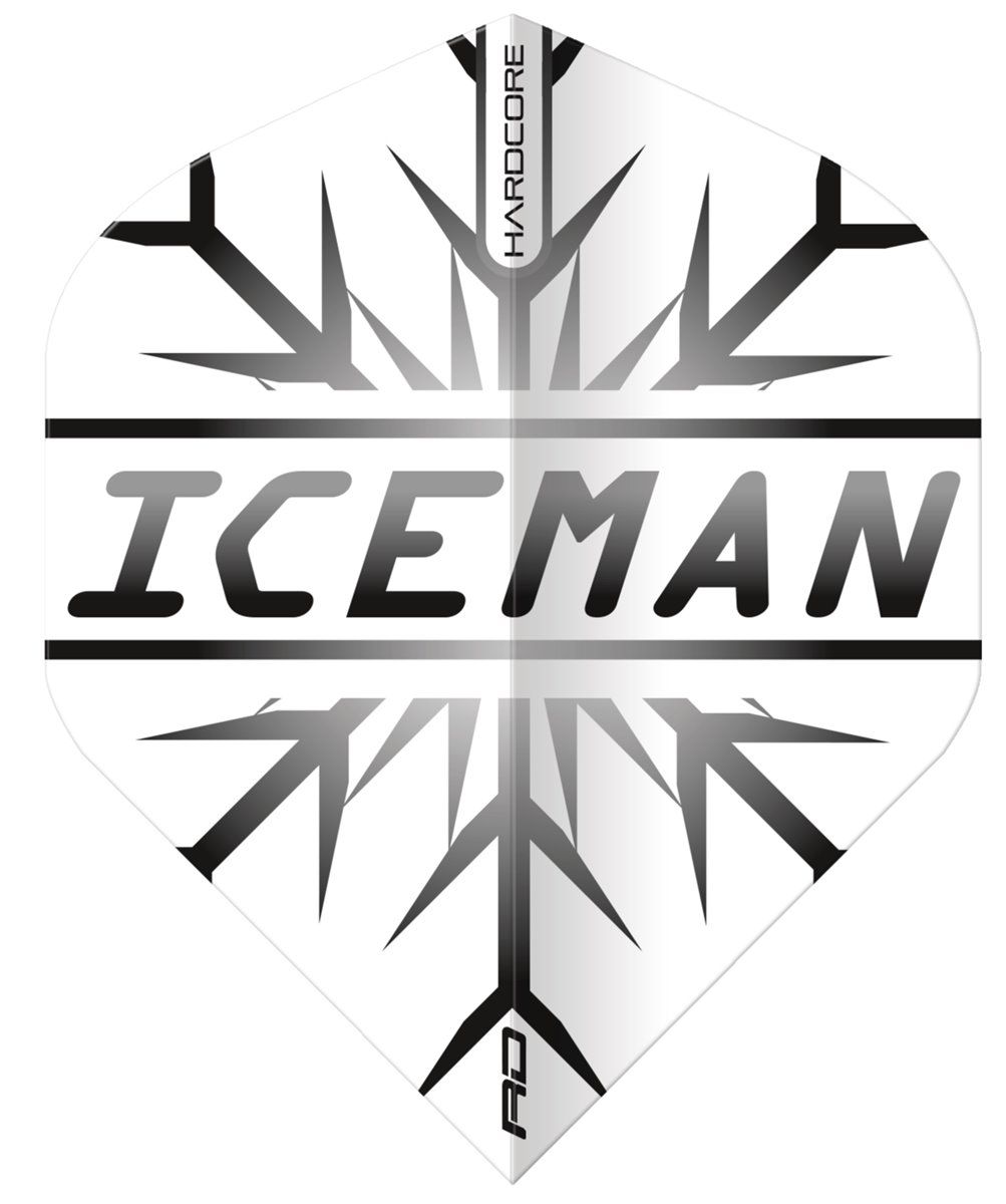 Reddragon Dartflight Gerwyn Price Grey Snowflake Flights