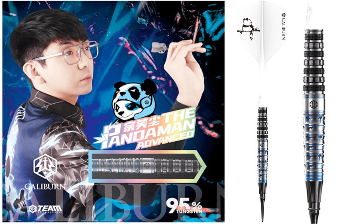 Caliburn The Pandaman Xiaochen Zong Advanced 95% Softdarts 18/20/22 Gram Softdarts