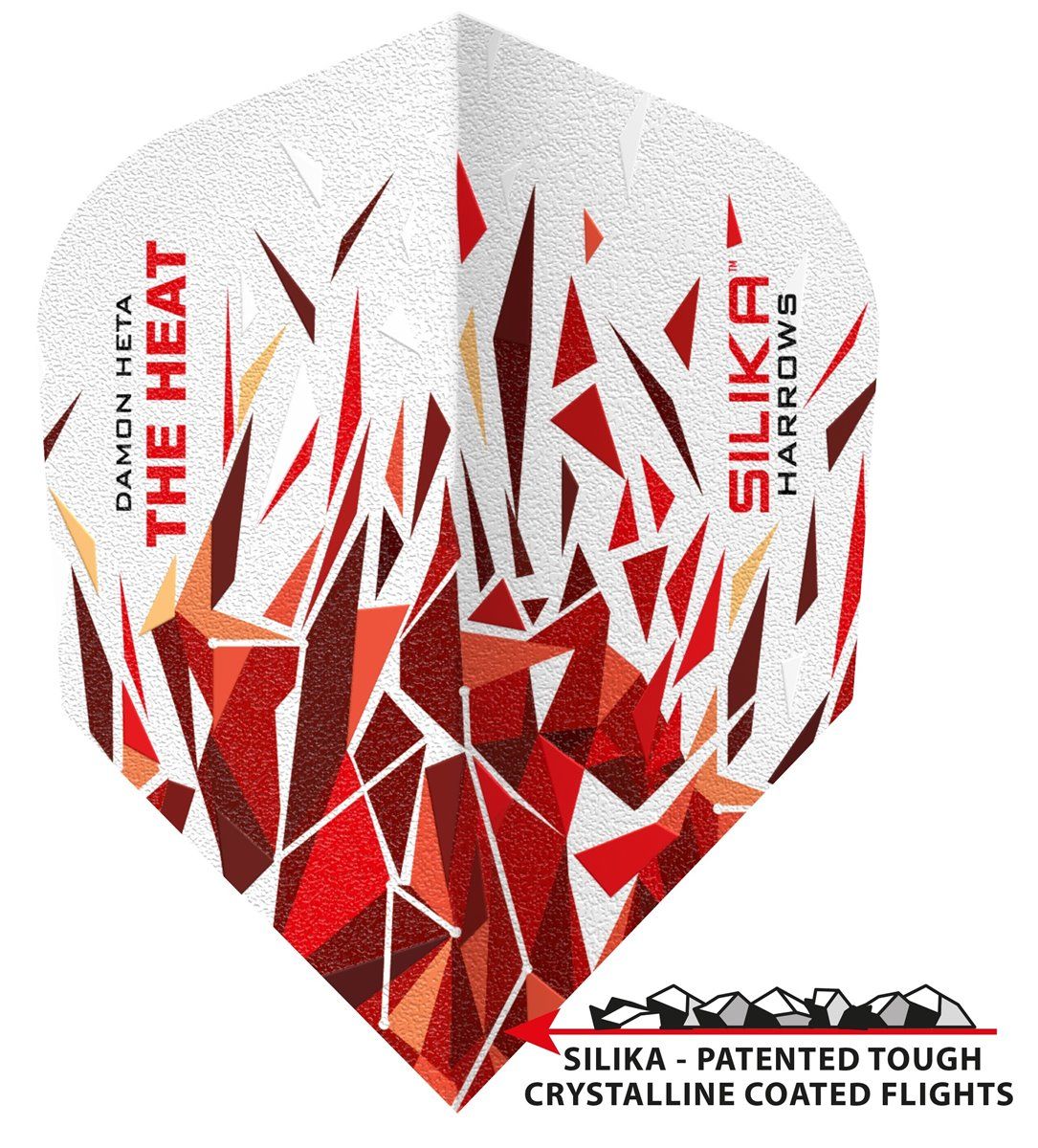 Harrows Damon Heta 2 Silika Dart Flights Shape No6 Flights