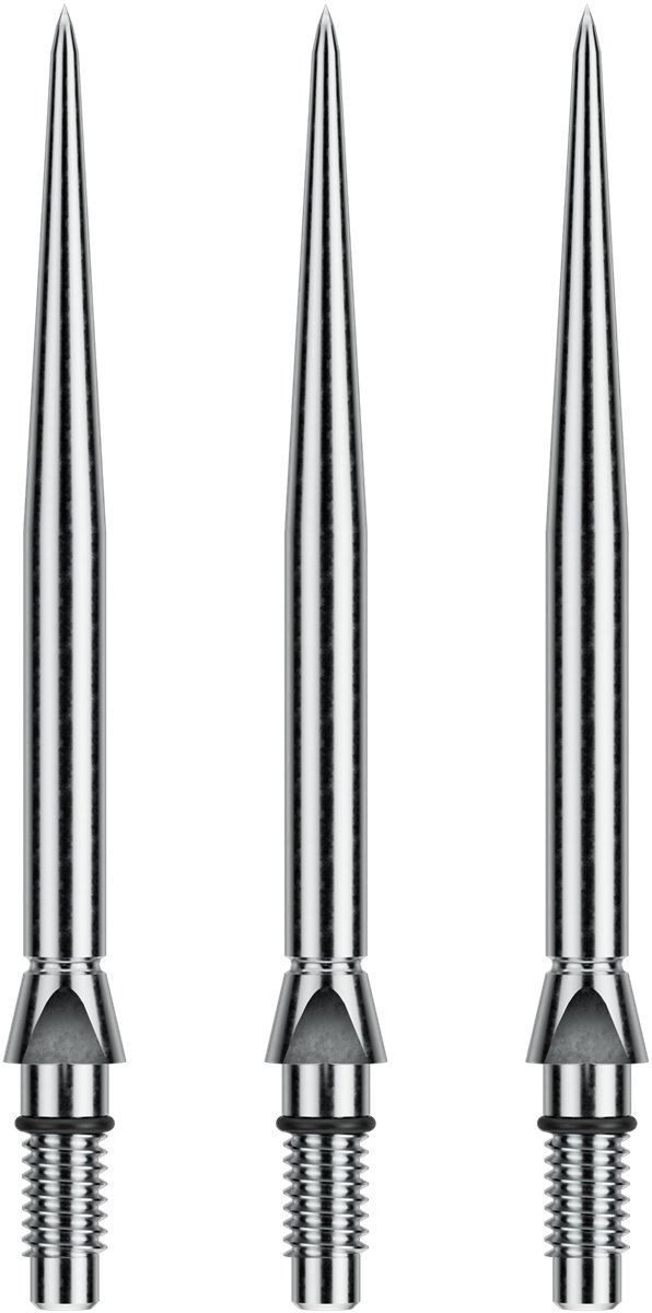 Winmau Switch Points Smooth 26/30/40 mm Silver/Black Wechselspitzen