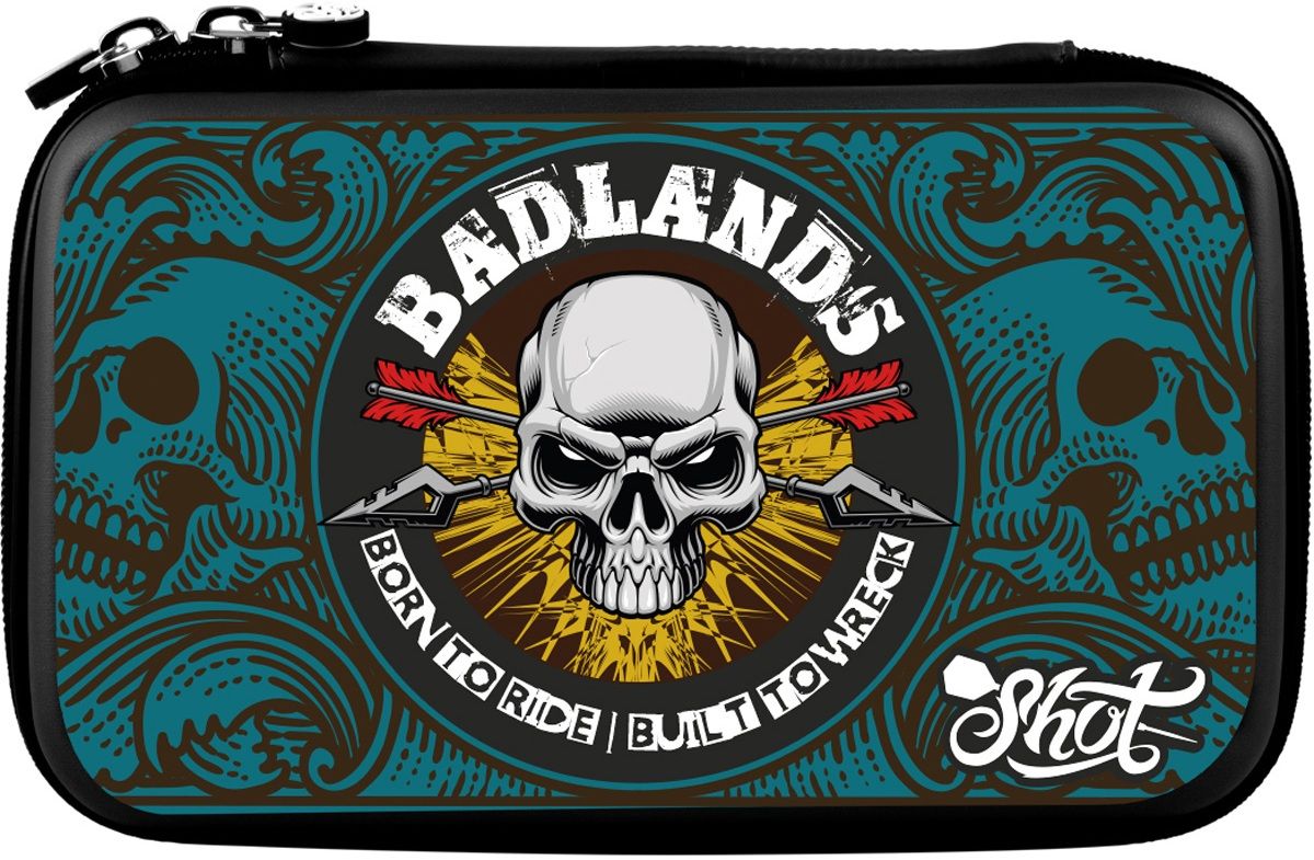 Shot! Tactical Dart Case Badlands Blue Dart Tasche