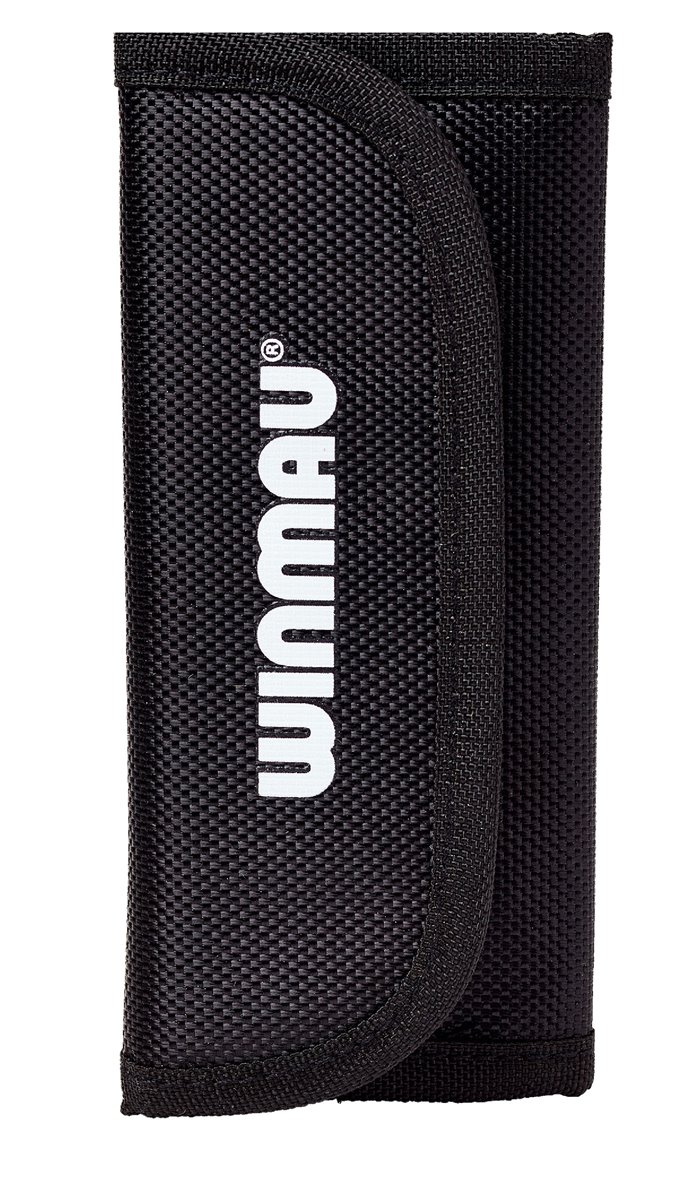 12MUA25nRVsFr7c Winmau Tri-Fold Plus Dart Tasche schwarz rot grün silber Dart Aufbewahrung