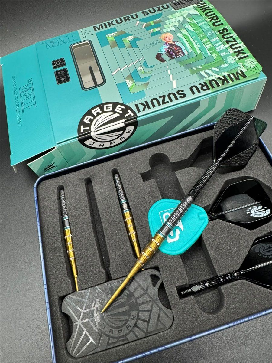 Target The Miracle Mikuru Suzuki Gen 7.5 Swiss Point 95% Steeldarts 22 Gramm Steeldarts