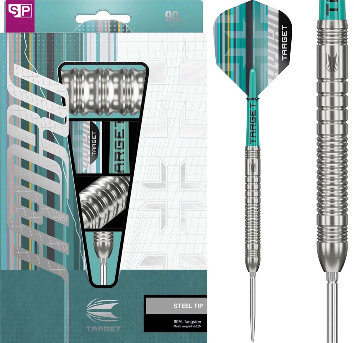 Target Hydro 03 Swiss Point 90% Steeldarts 22/24/26 Gram Steeldarts